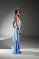 BABY BLUE VICTORIA LONG DRESS