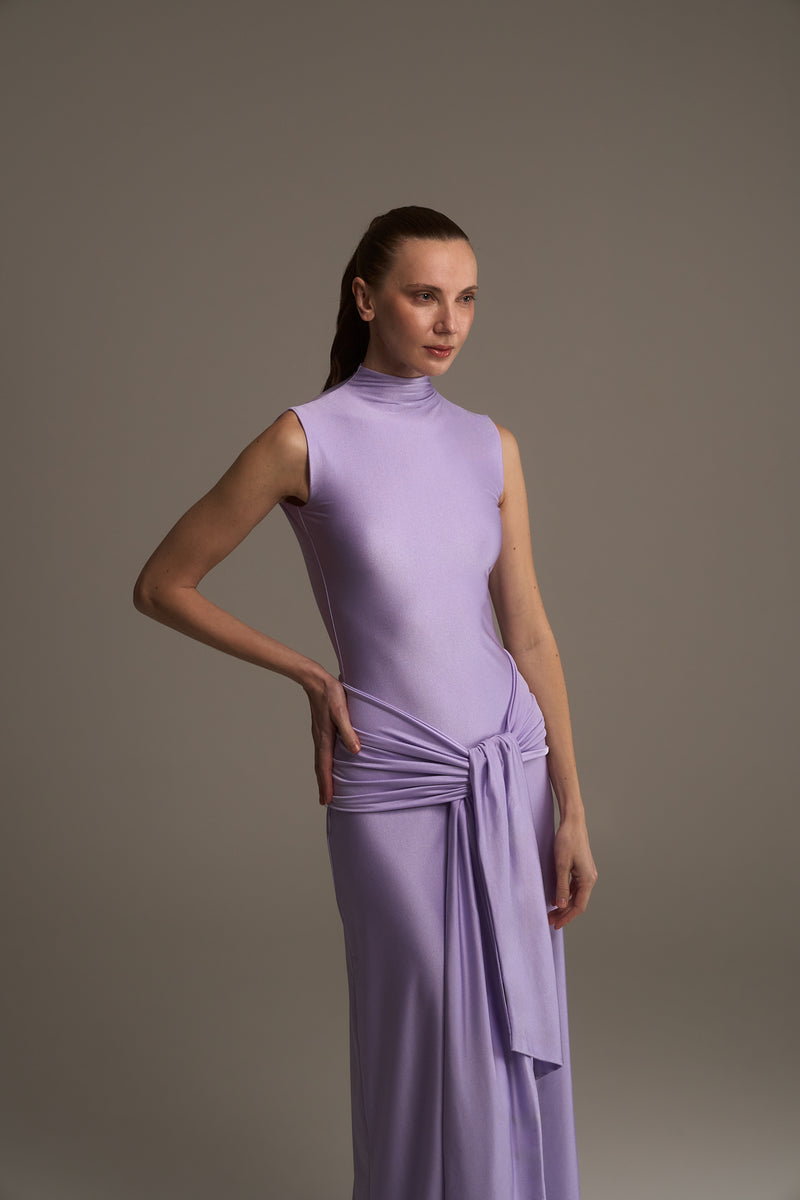 LILAC ASIL LONG DRESS